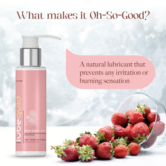 Water Based Strawberry Flavored Lubricant