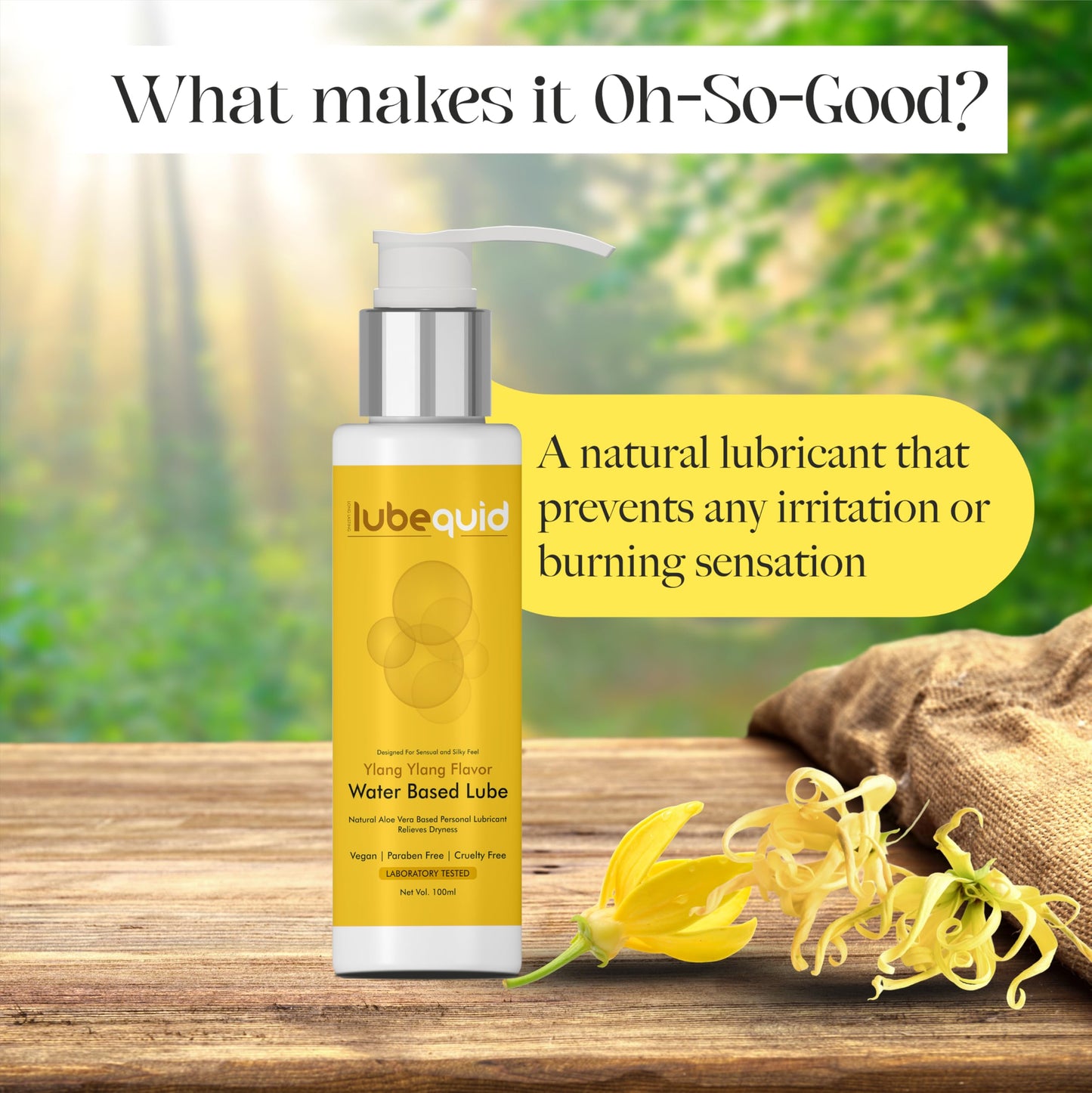 Water Based Ylang Flavored Lubricant