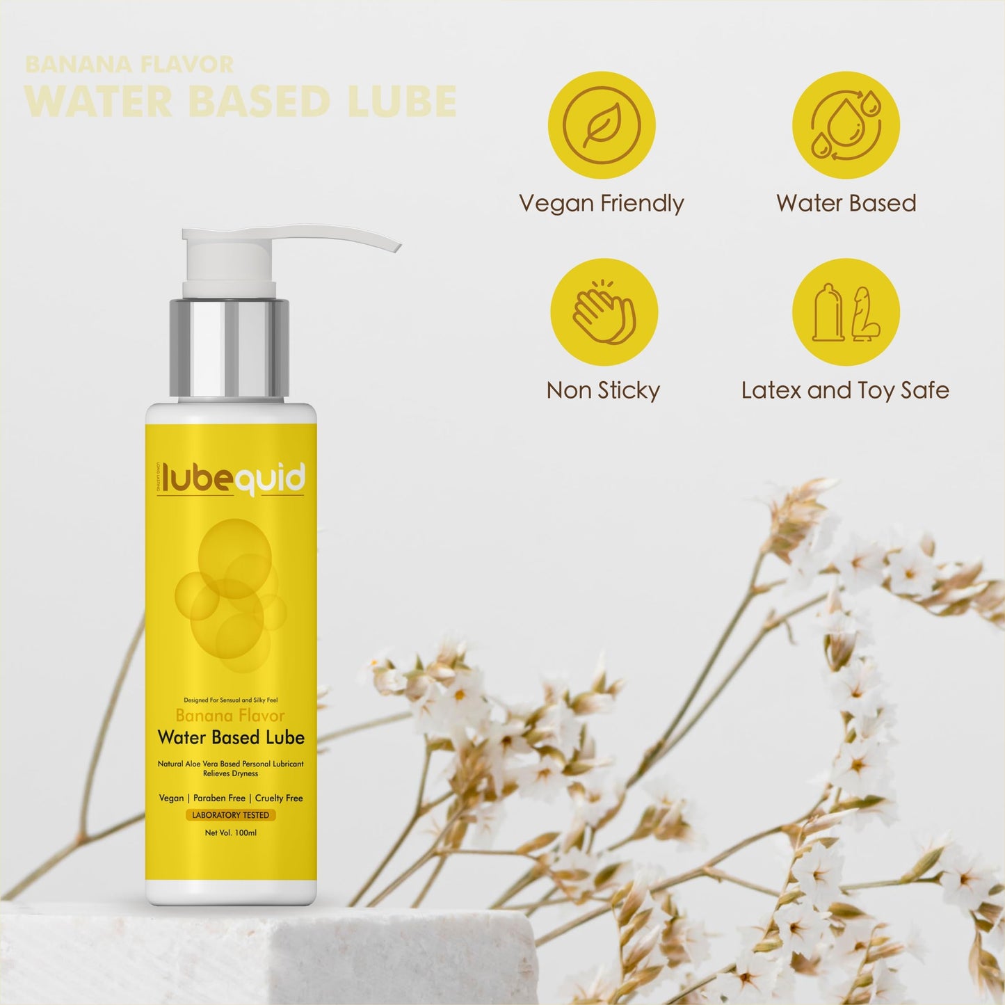 Water Based Banana Flavored Lubricant