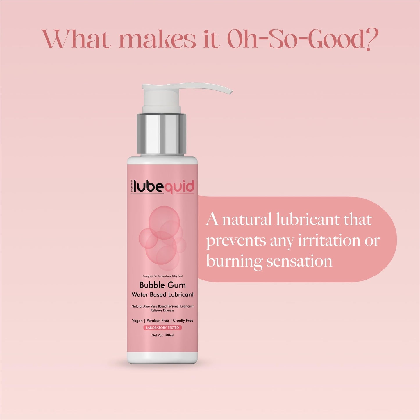 Water Based Bubble Gum Flavored Lubricant