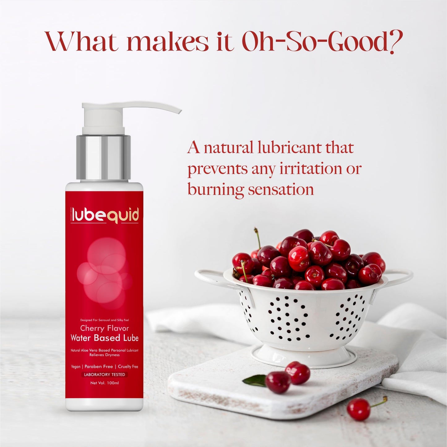 Water Based Cherry Flavored Lubricant