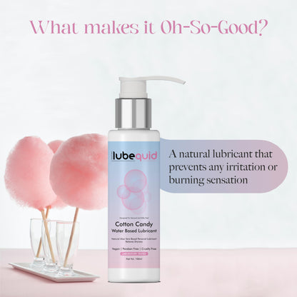 Water Based Cotton Candy Flavored Lubricant