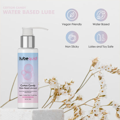 Water Based Cotton Candy Flavored Lubricant