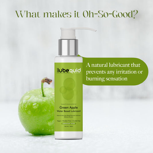 Water Based Green Apple Flavored Lubricant