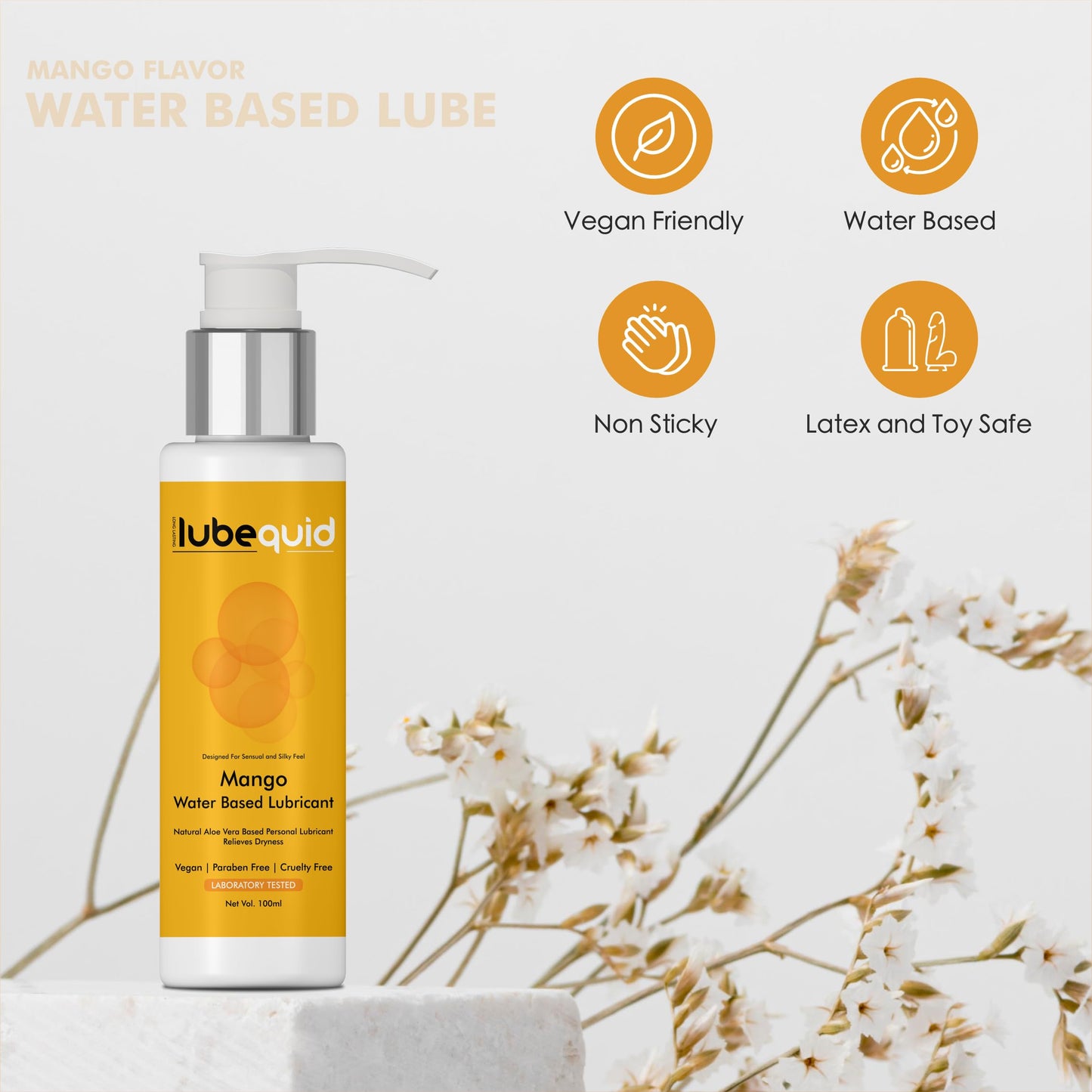 Water Based Mango Flavored Lubricant