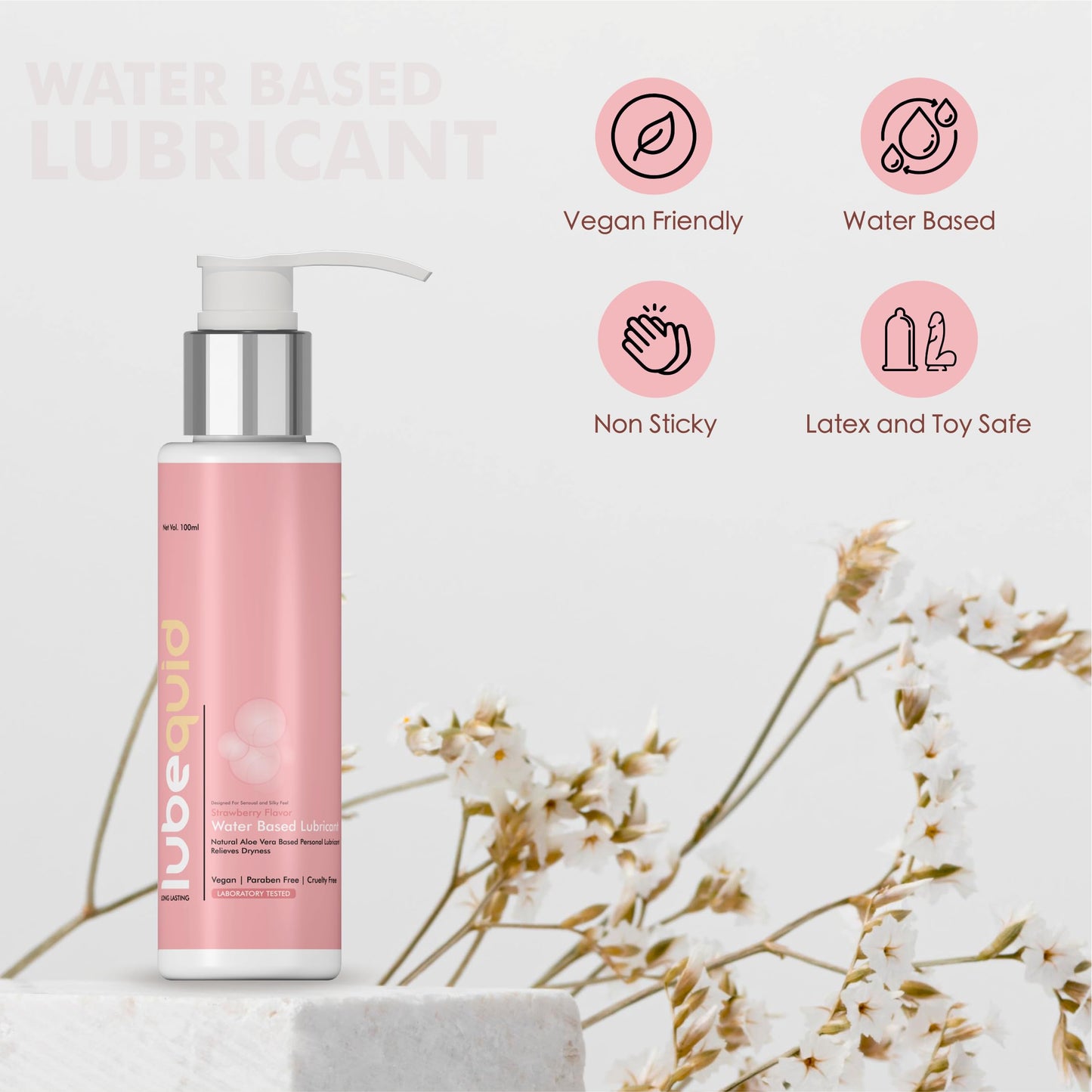 Water Based Strawberry Flavored Lubricant