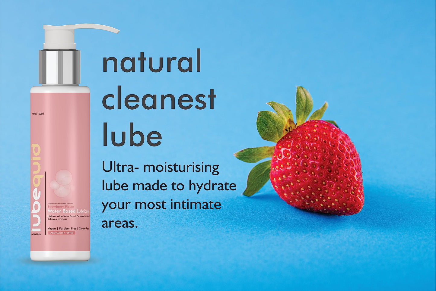 Water Based Strawberry Flavored Lubricant