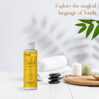 Ylang Sensual Massage Oil for Couples - Alluring Tropical Full Body Massage Oil for Date Night and Nourishing Body Moisturizer